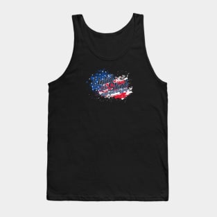 United We Stand 6 Feet Apart Tank Top